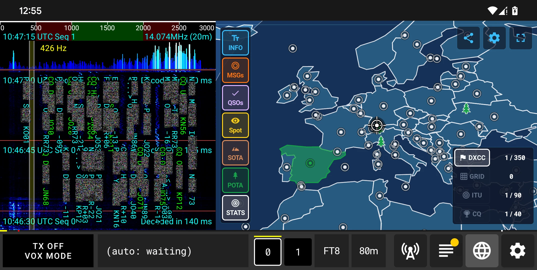 qFT8: Portable Amateur Radio screenshot